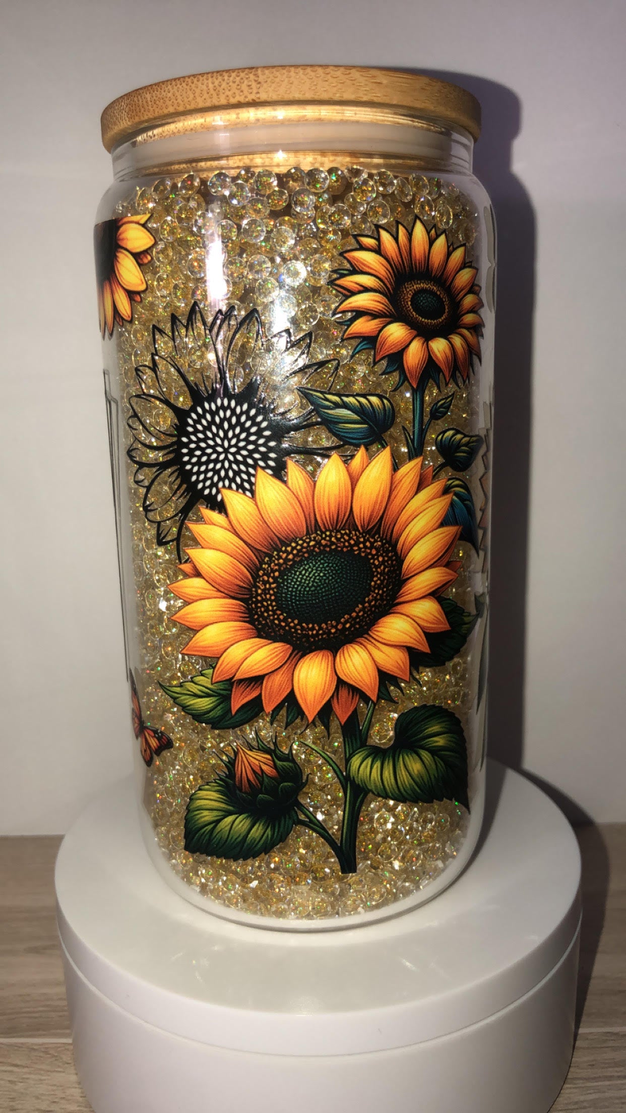 "Mama" Sunflower Tumbler
