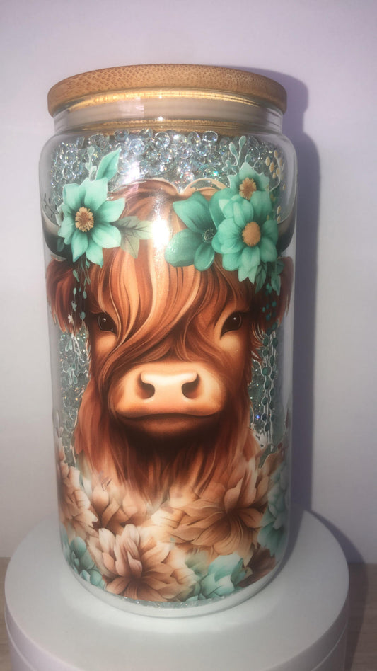 Boho Highland Cow