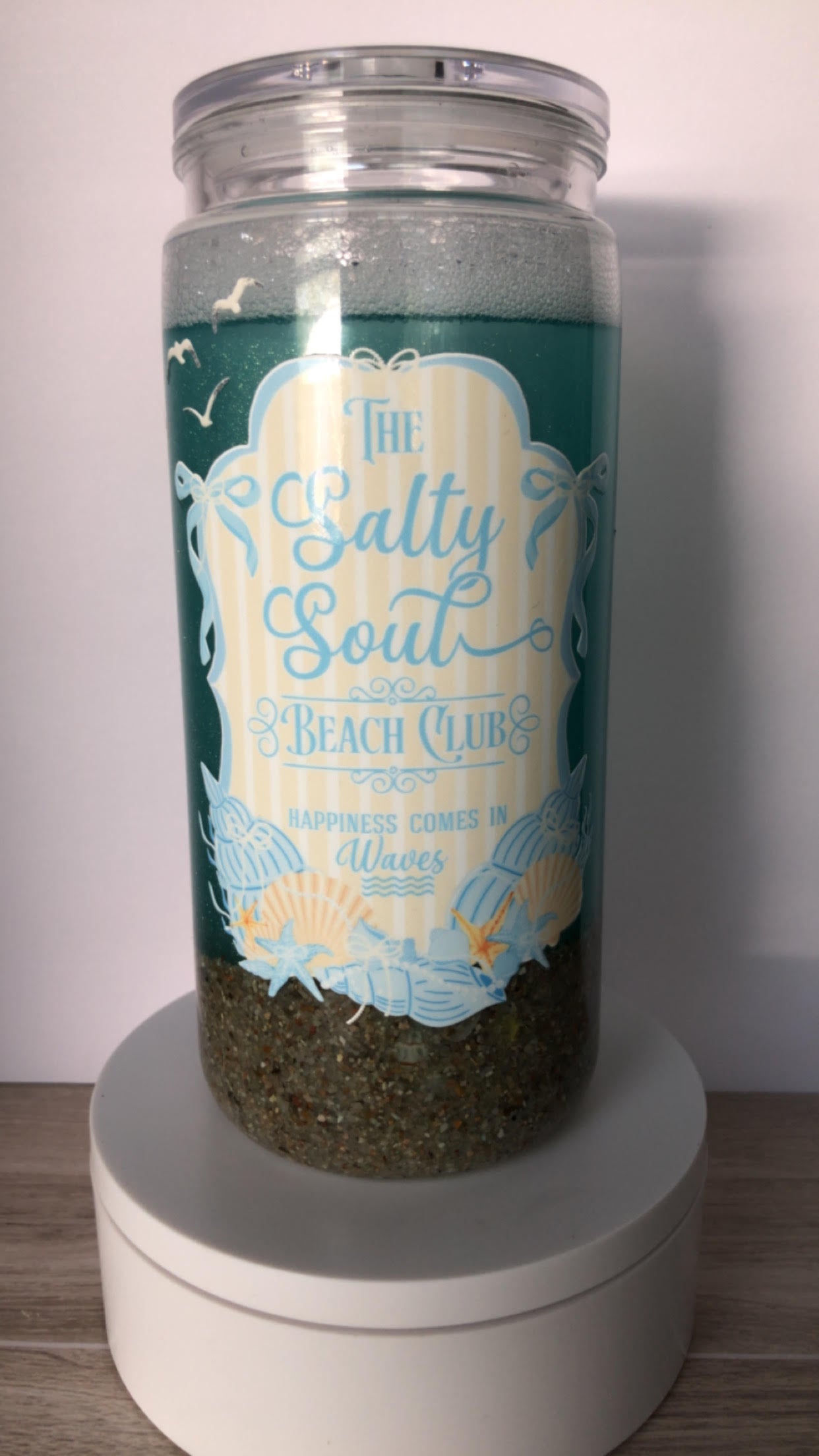 The Salty Soul Beach Club Tumbler