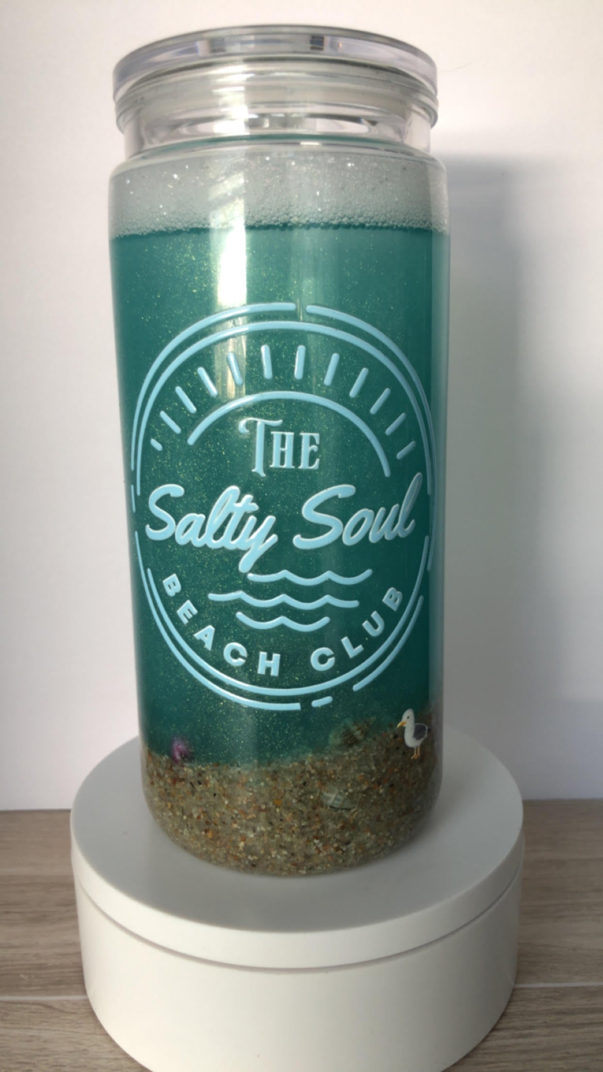The Salty Soul Beach Club Tumbler